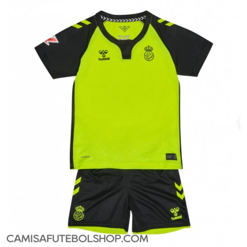 Camisa de time de futebol Real Betis Replicas 2º Equipamento Infantil 2024-25 Manga Curta (+ Calças curtas)